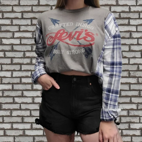 Levi's flannel tee - Picture 4 of 5